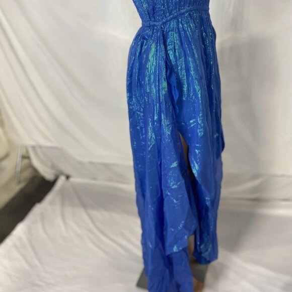 NEW SUNDRESS Women's Zuri One-Shoulder Dress – Calvi Ocean Blue – Size M/L – NWT - Picture 7 of 16